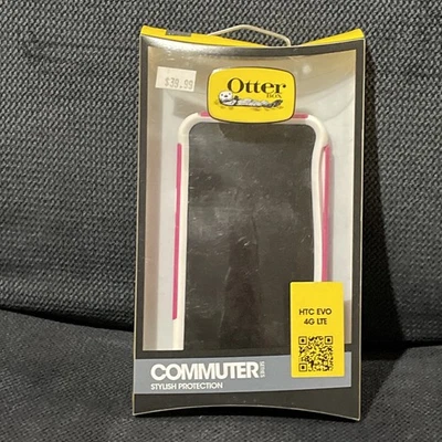 Otter Box Commuter - HTC EVO 4G LTE NUEVA CAJA ABIERTA color frambuesa ROSA/blanco Foto 1 de 4