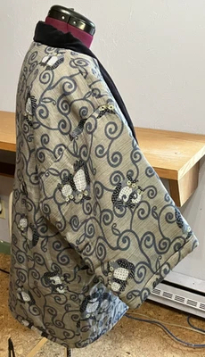 Chaqueta de Colección GIANNI VALENTINO Japón Hanten Patrón Búhos Para Hombre Grande-Vendedor de EE. UU. Foto 1 de 4