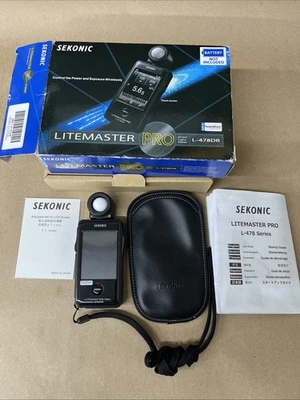 Sistema Pocketwizard medidor de luz inteligente Sekonic L-478DR LiteMaster PRO - CAJA ABIERTA Foto 1 de 4