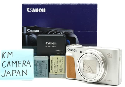 [US DUTY PAID] Canon PowerShot SX740 HS silver Digital Compact Camera #010 - Image 1 of 4
