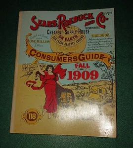 Sears Roebuck And Co. Consumers Guide Fall (1909) Reprint (1979) Vintage PB - Picture 1 of 6