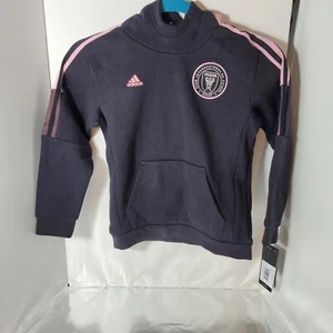 ✨Adidas Girls Black Hoddie sweatshirt 5/6 - Picture 1 of 9