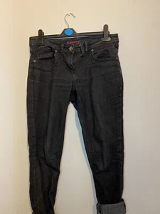 Womens Blsck Skinny Jeans Uk Size 10 - Picture 1 of 6
