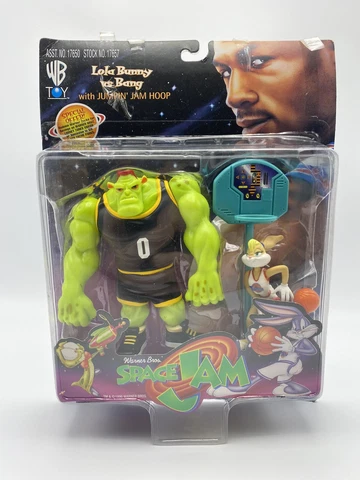 NEW Warner Bros Space Jam Lola Bunny vs Bang with Jumpin Jam Hoop Playmates 1997 Cover