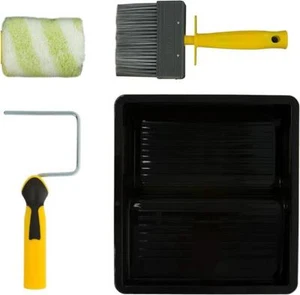 Coral Max Coat Exterior Paint Roller Kit with Headlock Frame 4 Piece Set Small - Picture 1 of 6