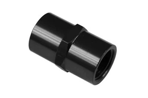 Adapter end nipple connector fitting 1/4&quot;NPT Black - Picture 1 of 6