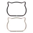 Cute for Cat Ear Metal Bag Handle Replacement for DIY Shoulder Bags Making Handb