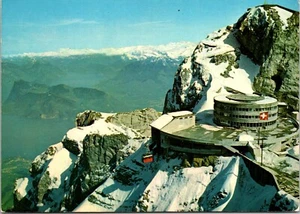 Postal Suiza Hotel Pilatus-Kulm vista aérea Kriens - Imagen 1 de 2