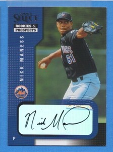2002 Select Rookies and Prospects #76 Nick Maness Mets