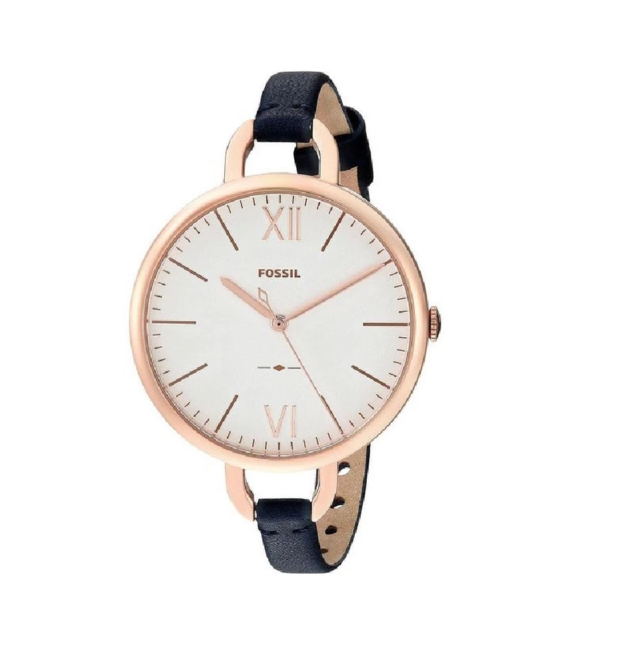 Fossil ES4355 Annette 36mm Women's Blue Leather Watch