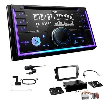 JVC KW-DB95BT Autoradio Bluetooth DAB+ für Dodge Charger 2005-2008 schwarz - Bild 1 von 4