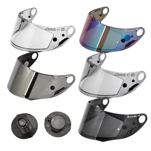 AIROH GP500 GP550 S HELMET VISOR CLEAR TINTED IRIDIUM TEAR OFF KIT / CLIP DISC - Picture 1 of 10