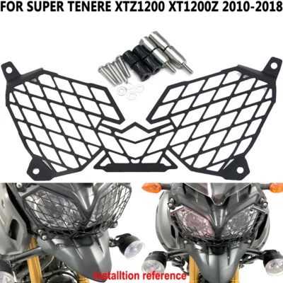 Headlight Protector Guard Cover For YAMAHA Super Tenere XTZ1200 XT1200Z 10-18 - Image 1 of 4