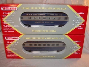 Williams Baltimore Ohio Passenger Cars 2400 and 2403 out of set 43251 MIB Sealed - Picture 1 of 12