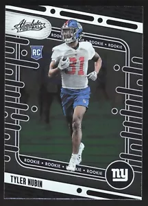Tyler Nubin 2024 Panini Absolute #147 New York Giants Black - Picture 1 of 2
