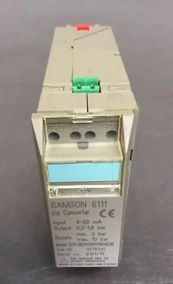 SAMSON AG 6111-0020111311110000.00 I/P Converter Module   Loc.3A - Image 1 of 4