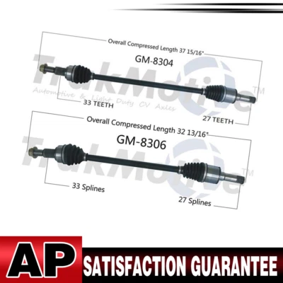2 ejes traseros Surtrack CV para Chevrolet Traverse 2012-2017 Foto 1 de 4