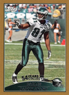 2009 Topps Football Jason Avant Gold #64 /2009 NM/MT PHILADELPHIA EAGLES - Image 1 of 2