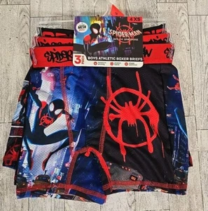Spiderman Boxer Briefs XS (4) Boys Athletic 3pk Mesh Fabric Underwear - Picture 1 of 6