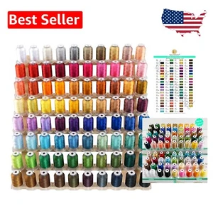 Durable 500M Polyester Machine Embroidery Thread Kit - Perfect for Professionals - Picture 1 of 7