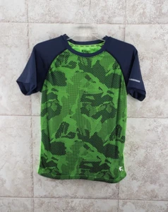 And1 Athletic Green Digital Camouflage Short Sleeve T Shirt Size Youth XL 14/ 16 - Picture 1 of 11