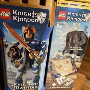 Lego Knights Kingdom 8809 King Mathias Ltd Edition Bonus Pack NIB Vtg HTF Sealed