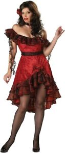 4 pièces costume d'Halloween femme danseuse espagnole sexy épicée flamenco grand