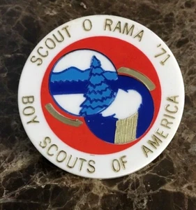 Pañuelo Torchy Plastics Boy Scout 1971 Slide Scout O Rama 71 Scout Fair - Imagen 1 de 2