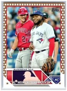 #396 Mike Trout Los Angeles Angels 2023 Topps Check List Gold Star Parallel - Picture 1 of 2