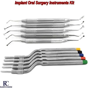 Dental Osteotome Sinus Lift Mushroom Elevators Surgical Implant Instruments Kit - Picture 1 of 5