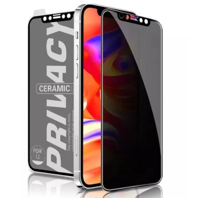 Screen Protector Hybrid Anti-spy IPHONE 16 15 14 13 12 Mini Se 11 Pro Max X - Image 1 of 4