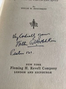 Then And Now In Kenya Colony Signed Willis Hotchkiss 1937 East Africa Missionary - Picture 1 of 12