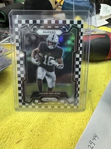 2023 L Prizm Jakobi Meyers #177 Black & White Checkerboard SSP Checker Board - Picture 1 of 2