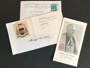 LUIS COPELLO (†1967) Cardenal/Cardinal firmado lote de 1966 - Imagen 1 de 1