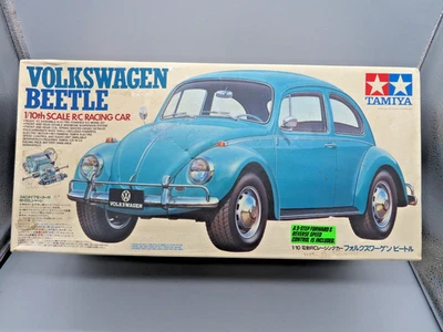 #SE4765# Vintage Tamiya 11800 Volkswagen Beetle RC Auto inkl. Zubehör 90s *lesen - Bild 1 von 4