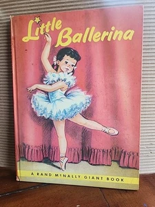 Vintage kleine Ballerina 1958 Rand McNally Riesenbuch - Bild 1 von 5