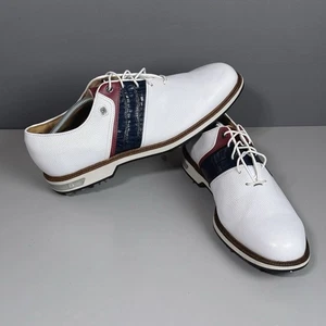 FootJoy Premiere Series Packard Golfschuhe Weiß Leder 53909 Herren Größe 12M - Bild 1 von 20