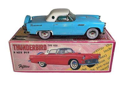 Ford Thunderbird 1956 azul techo rígido escala 1:18 años 50/líder hecho en Japón Foto 1 de 4
