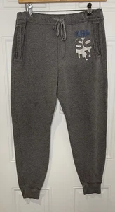 Pantalones deportivos Hollister para hombre M gris medio cintura elástica cordón salón jogger - Imagen 1 de 9