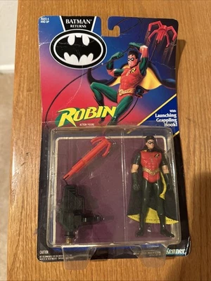 Figura de acción Kenner Batman Returns Robin 1991 de colección sellada nueva sin usar, en caja Foto 1 de 4