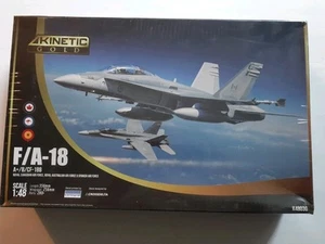 Kinetic Gold F/A-18 A+/B/CF-188 1/48 Scale Model Kit Sealed Royal Canadian AF - Picture 1 of 3