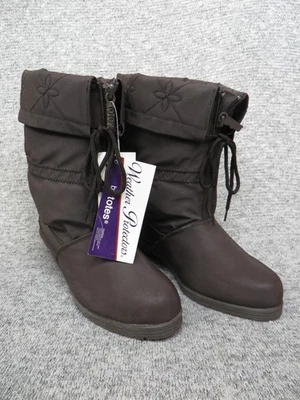 Totes Weather Protectors Boots Womens Size 11 Brown Thermolite Winter Snow Warm - Image 1 of 4