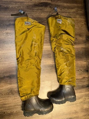 Dan’s Briar Proof Hip Wader with Frogger Boot, Made in USA Men’s SZ 8 - Image 1 of 4