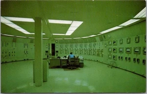 GLEN CANYON DAM, Colorado Postal "SALA DE CONTROL" Vista Interior / 1968 Cancelar - Imagen 1 de 2