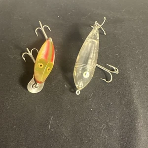 2\ Vintage Heddon Köder Konvolut Baby Zara, Midget River Runt - Bild 1 von 5