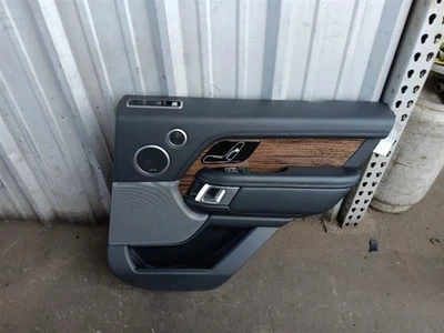 2018-21 Range Rover HSE L405 Right Rear Door Panel Trim Cover Card Black Leather - Image 1 of 4