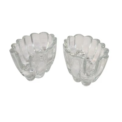 Princess House Crystal Utensil Spoon & Fork Rest Holders - Image 1 of 4