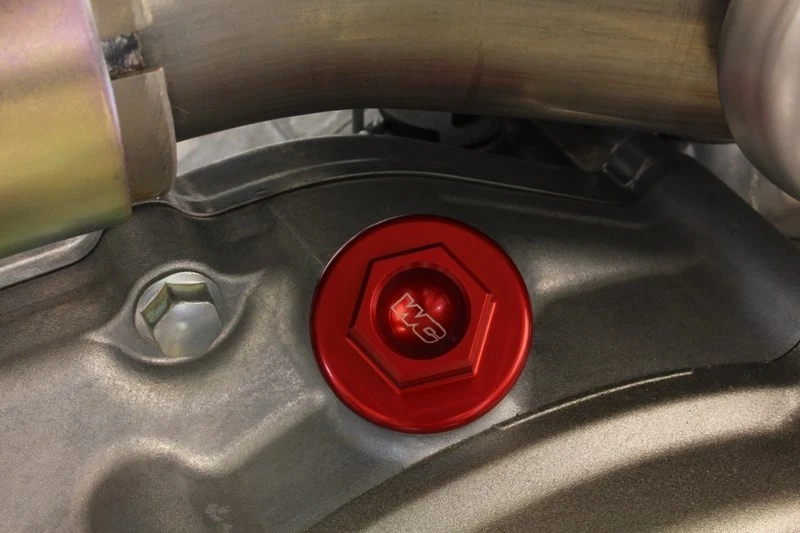 Works Connection - 24-001 (ROJO) - Tapón de llenado de aceite, rojo - Hecho en EE. UU. Foto 1 de 2