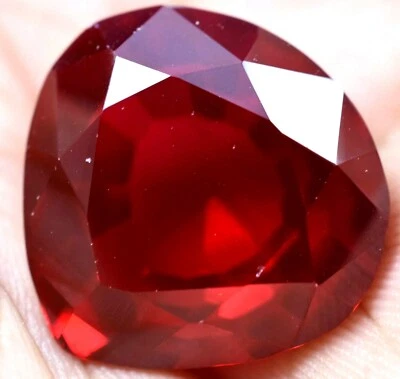  Natural 38.70 Ct Huge Blood Red Ruby Mozambique GGL Certified Treated Gem - Image 1 of 4