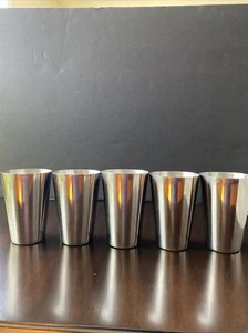 5 vasos de acero inoxidable - Imagen 1 de 8